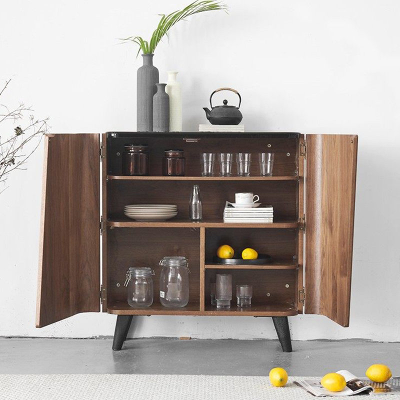 Buffet décoratif scandinave multifonctionnel
