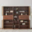 European style light luxury solid wood bookcase