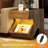 Farmhouse Nightstand With Drawer And LED Light