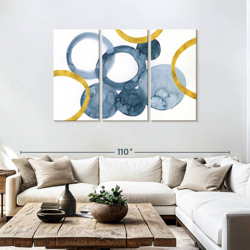 Avery Deep Blue Sea I, 48" H x 74" W