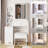 Compact And Versatile Vanity Table Set With Advanced LED Mirror And Spacious Storage-1423980637