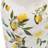 White Ceramic Vase with Yellow Lemon Motif-1695037283