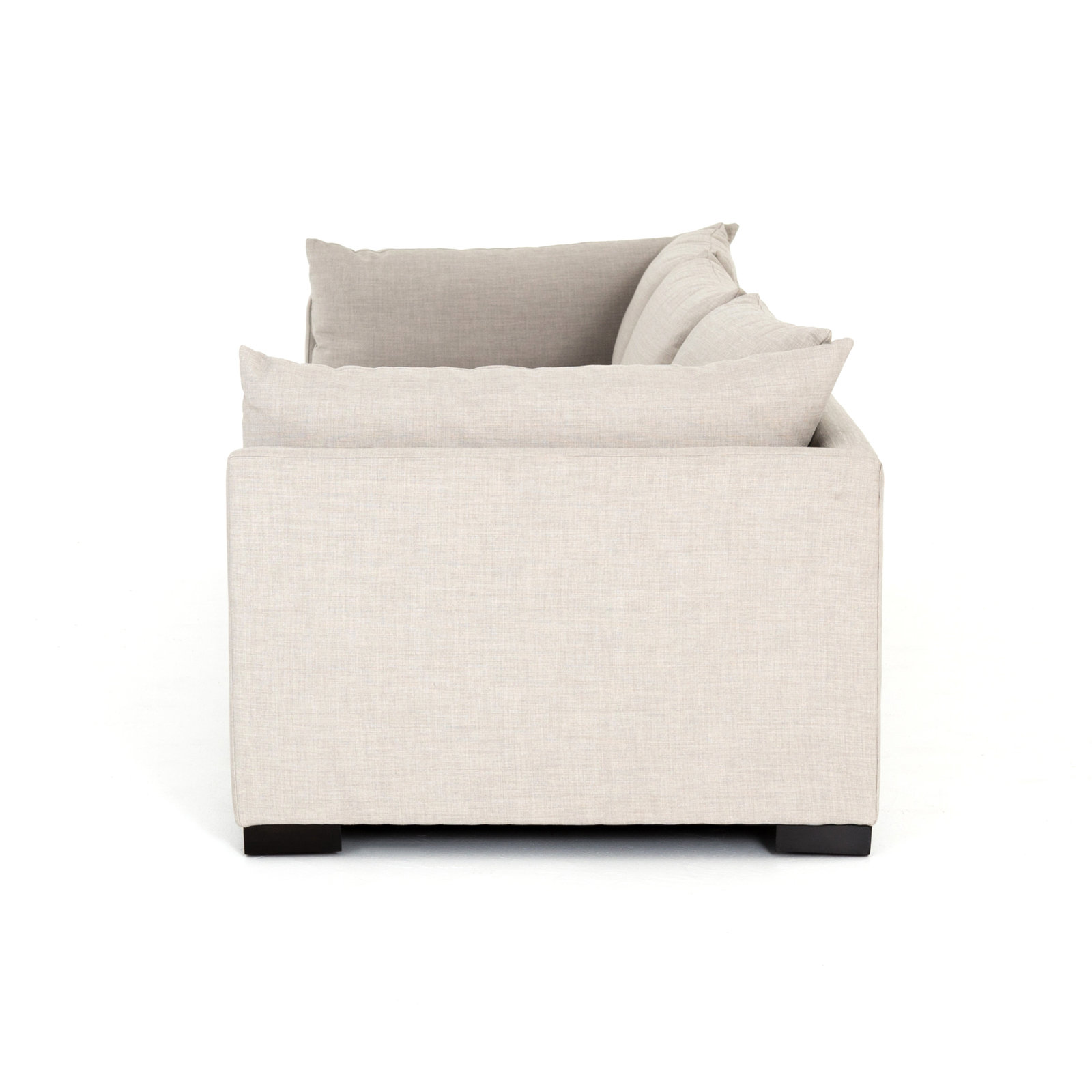Zuri 117" Modular Sofa, Bennett Moon Performance Weave