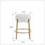 Tabourets de bar ronds, ensemble de 2 - Tabourets de salle à manger rembourrés contemporains pour cuisines, cafés et bars - comprend des pieds de support robustes-1178138347-1178138346-1178138350