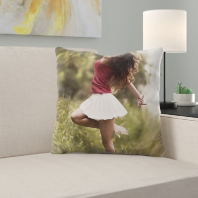 Microsuede Throw Pillow