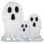 Décoration d'Halloween trio de fantômes 36 po The Holiday Aisle®