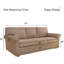 Housse pour canapé en tissu