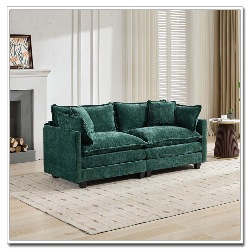 Canapé Cloud LoveSeat, Vert