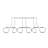 Kerfoot Hanging Wine Glass Rack in Silver