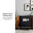 Mid-Century Modern Faux-Bookmatch Door Buffet -Solid-1470815608