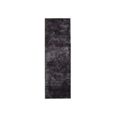 3X10 Modern Moroccan Runner Hand-Knotted Rug