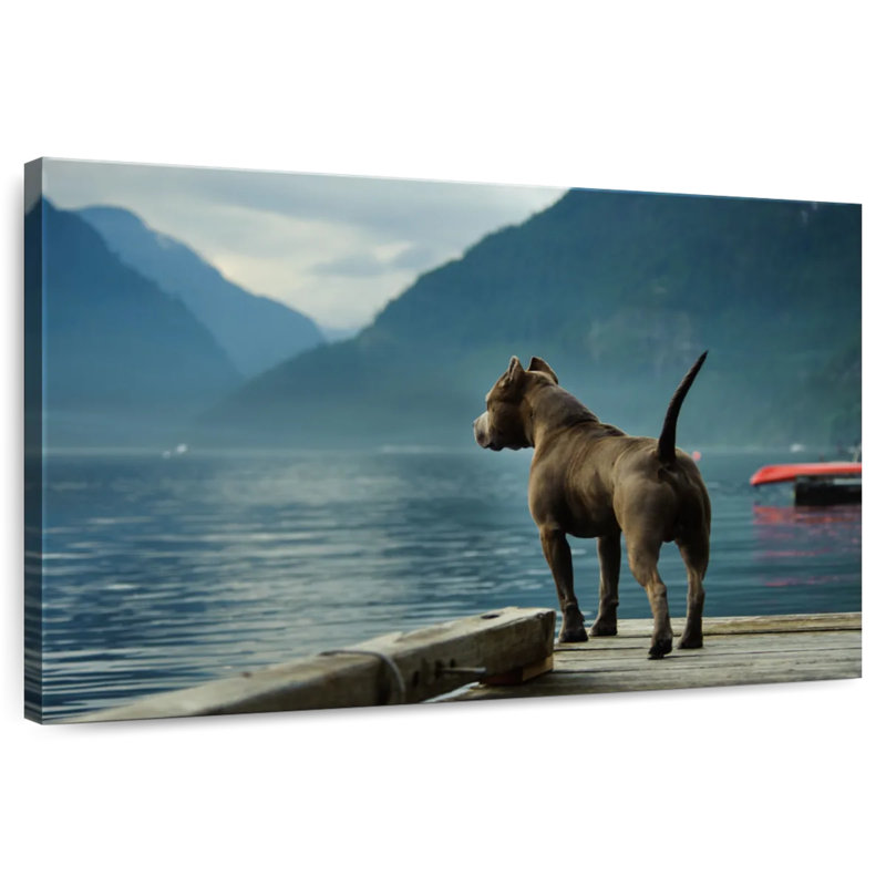 Brampt Pierside Pit Bull, 30" H x 45" W