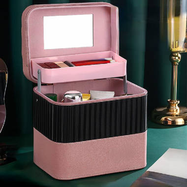 Glynis Cosmetics Storage Box Latitude Run Finish: Pink