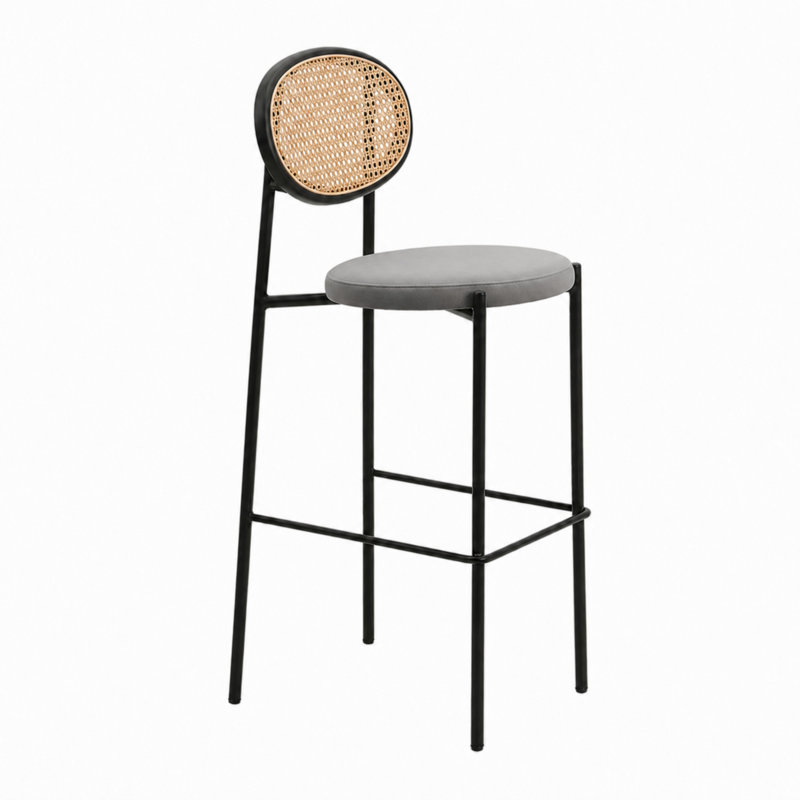 Tabouret de bar Danele Euston, gris, 2