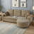 Sectional Sofa with Storage Ottoman-973862691