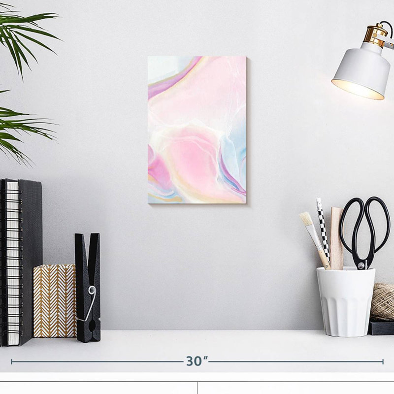 Avery Marbled Prism I, 12" H x 8" W