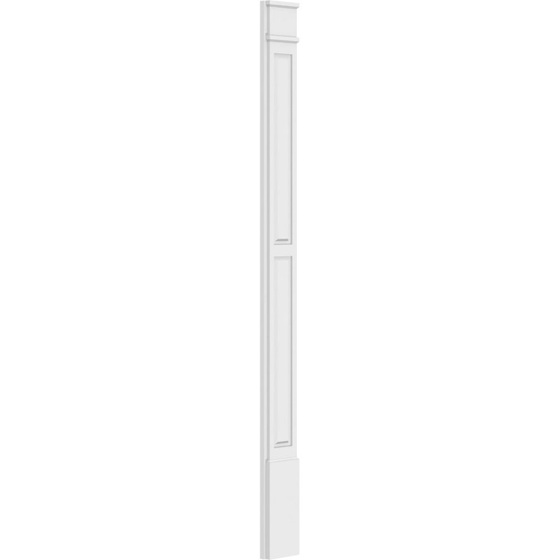 Pilastre en PVC TruCraft, 96 po, 8", Base et chapiteau décoratifs