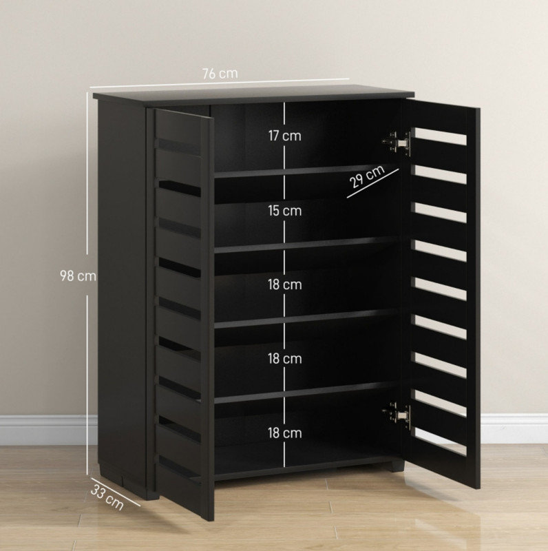 15 Pair Shoe Storage Cabinet