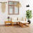 Chaise longue 4 pièces avec coussins-477248911