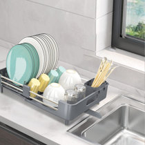 https://assets.wfcdn.com/im/13534787/resize-h210-w210%5Ecompr-r85/2144/214437184/Dish+Drying+Rack%2C+Kitchen+Dish+Drainer+Rack%2C+Expandable%2813.2%22-19.7%22%29+Stainless+Steel+Sink+Organizer+Dish+Rack+And+Drainboard+Set+With+Utensil+Holder+Cups+Holder+For+Kitchen+Counter.jpg
