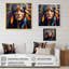 «Colorful Native American Woman VI», impression sur toile-86492557-86492555