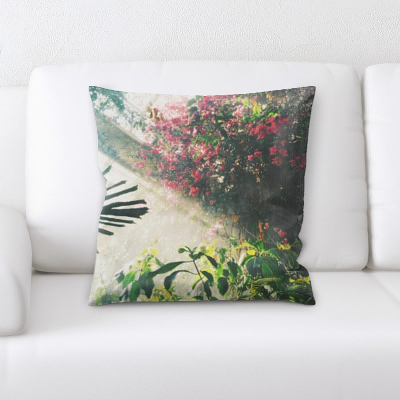 Illuminated Microsuede Reversible Throw Pillow
