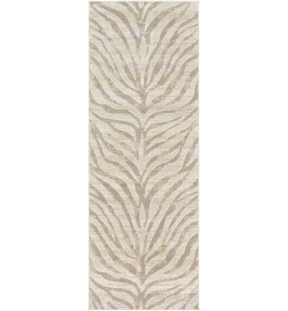 Teppich Quamine in Grau/Beige