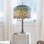 Lampe de table vitrail 31,75 "de style Tiffany Cherry Blossoms