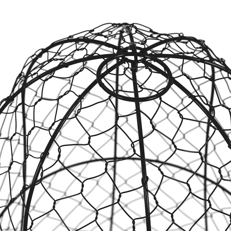 YaoTown Plant Protector and Cover Garden Wire Cloche Accessory, Black