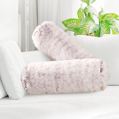 Coussin de traversin de couleur unie