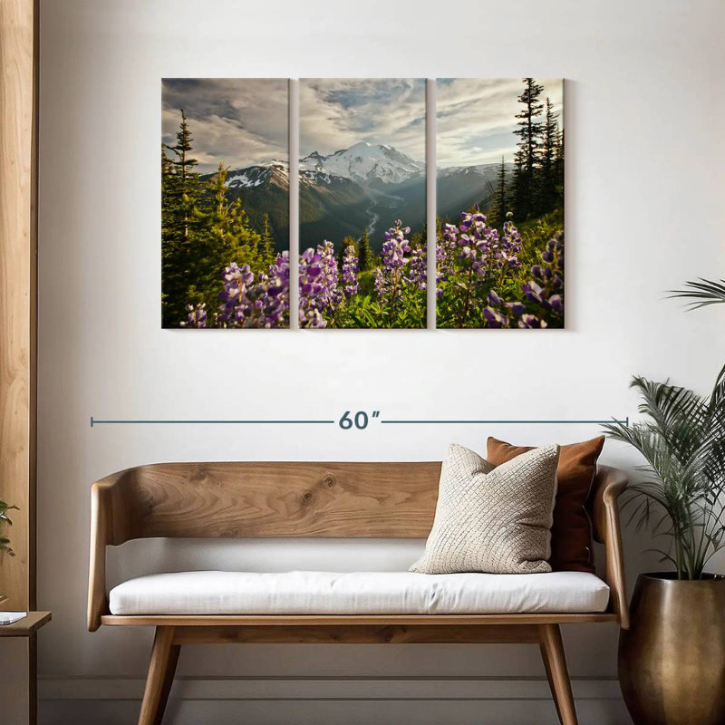Alvord Mt. Rainier, H 28 po x l 45 po