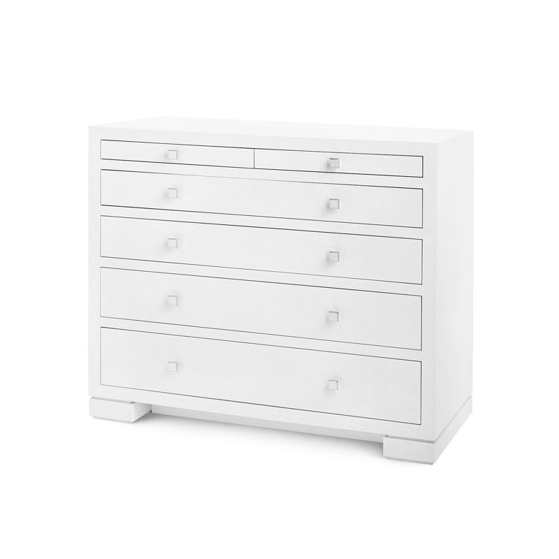 Frances Accent Chest, White
