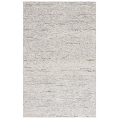 Missouri Ebony Hand Tufted Wool Abstract Rug