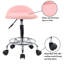 Tabouret de laboratoire rond en polyuréthane à hauteur réglable avec repose-pieds-1986199373