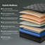 Matelas hybride à ressorts ensachés 10 pouces-1429175942