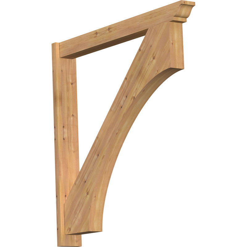 Persienne en bois Westlake, Sapin Douglas de 7 1/2 po (lisse), P 46 po x H 46 po