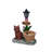 Sitting Puppy Solar Planter Outdoor Statue