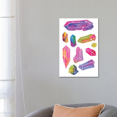 Crystal Gem by Penelopeloveprints - Wrapped Canvas Print