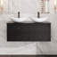 Meuble-lavabo mural de 48 pouces avec lavabo et robinetterie-1271107610