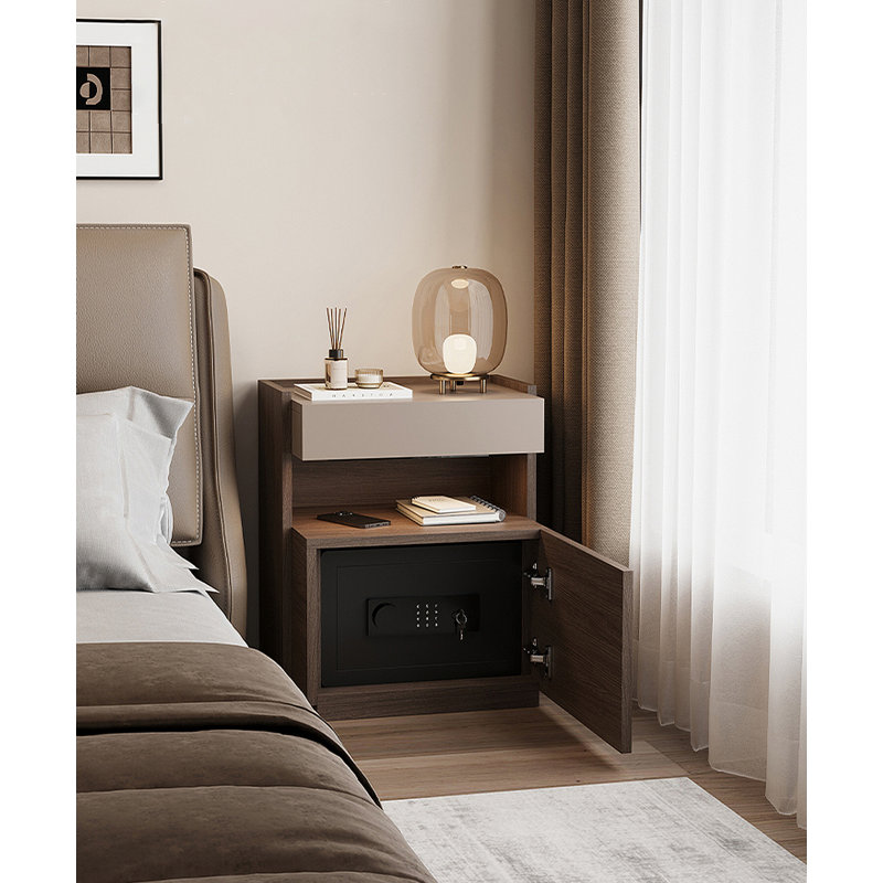 Table de chevet Minimalist, khaki