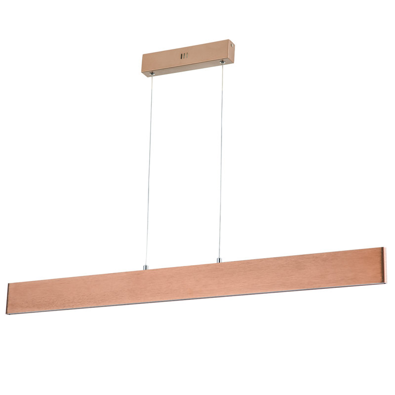 Furey 1 - Light LED Kitchen Island Pendant, Mocha