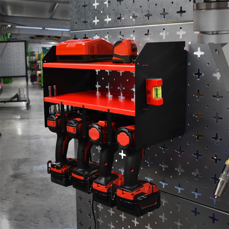 Power Tool And Drill Storage Unit Charging Station