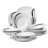 Tomas 18 Piece Porcelain China Dinnerware Set - Service for 6