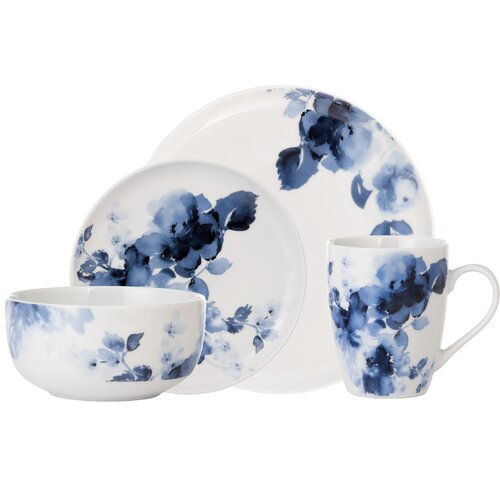 Andover Mills™ Orson Porcelain China Dinnerware Set - Service for 4 ...