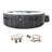Intex 120 Volt 6 Person 140 - Jet Plastic Round Inflatable Hot Tub in Gray