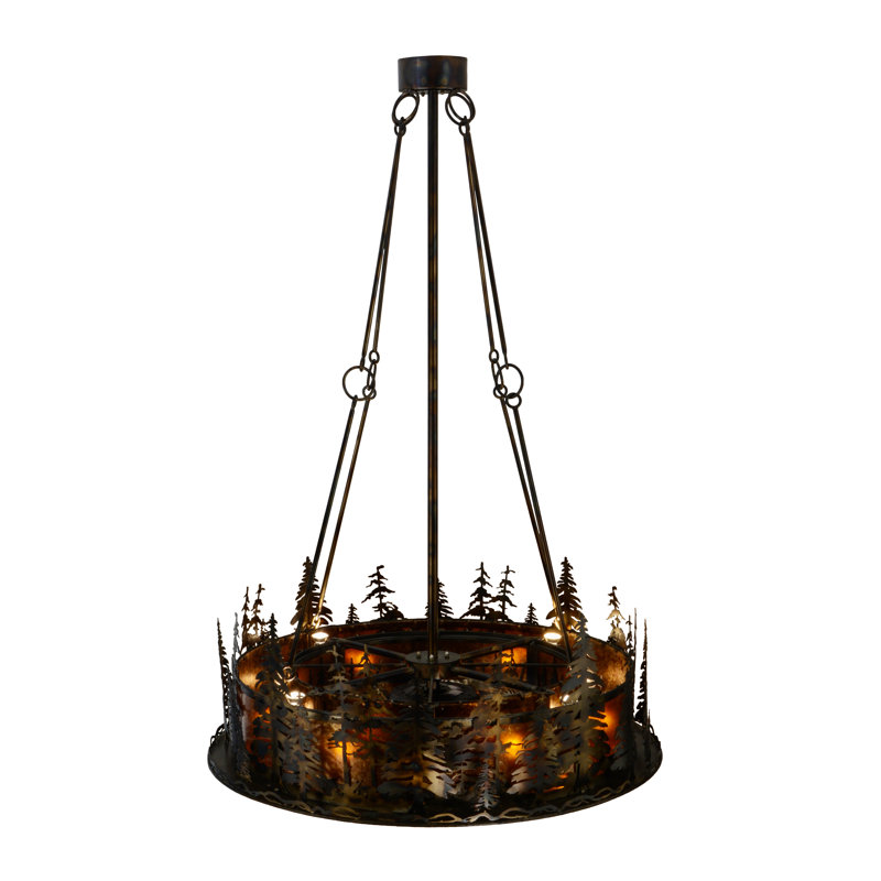 Morrigan 20 - Light Dimmable Drum Chandelier