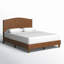 Lit plateforme en cuir Scheider-1207245924