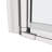 Adjustment,Universal Pivot Shower Door, Open Outside, With 1/4" Tempered Glass-115606796