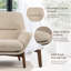 Chaise d'appoint rembourrée Odell-1776967164