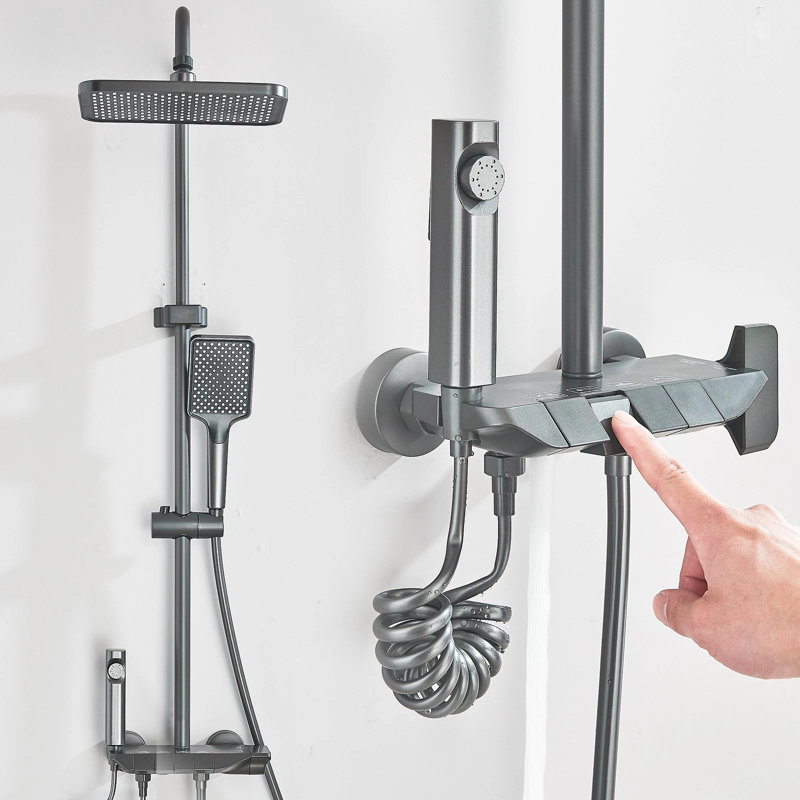Robinet de douche à pression équilibrée (température et volume) avec valve brute